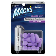 Беруши MACK`S Slim Fit защита от шума до 29 дБ 7 пар с контейнером