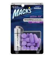 Беруши MACK`S Slim Fit защита от шума до 29 дБ 7 пар с контейнером