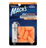 Беруши MACK`S Ear Ammo защита от шума до 30 дБ 7 пар с контейнером