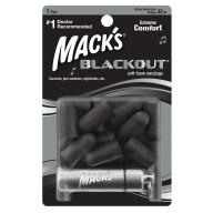 Беруши MACK`S Blackout Foam защита от шума до 32 дБ 7 пар с контейнером