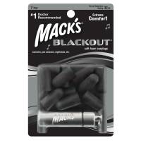 Беруші MACK`S Blackout Foam захист від шуму до 32 дБ 7 пар з контейнером