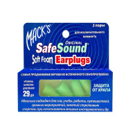 Беруши MACK`S Original Safe Sound защита от шума до 32 дБ 2 пары в коробке