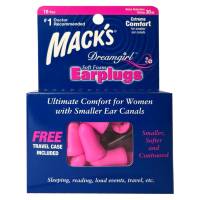 Беруши MACK`S Safe Sound for Her защита от шума до 30 дБ розовые 10 пар