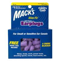 Беруши MACK`S Slim Fit Safe Sound Junior защита от шума до 31 дБ фиолетовые 10 пар