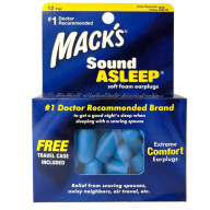Беруши MACK`S Sound Asleep защита от шума до 32 дБ 12 пар