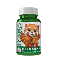 Панда витамины желейные на основе пектина со вкусом малины 30 шт