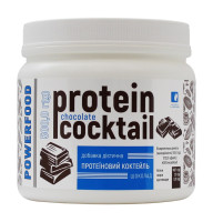 Протеиновый коктейль POWERFOOD шоколад банка 500 г