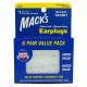 Беруши MACK`S Pillow Soft для взрослых защита от воды и шума до 22 дБ белые 6 пар
