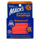 Беруши MACK`S Pillow Soft для детей защита от воды и шума до 22 дБ оранжевые 6 пар