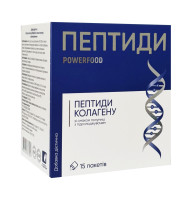 Пептиды коллагена POWERFOOD со вкусом клубники 15 саше