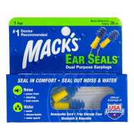 Беруші MACK`S Ear Seals захист від води та шуму до 27 дБ зі знімним шнуром 1 пара