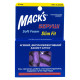 Беруши MACK`S Soft Foam Slim Fit детские, защита от шума до 31 дБ фиолетовые 10 пар