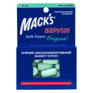 Беруши MACK`S Soft Foam Original защита от шума до 32 дБ 10 пар