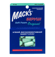 Беруши MACK`S Soft Foam Original защита от шума до 32 дБ 10 пар