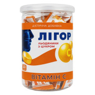 Льодяники ЛІГОР з цукром Вітамін C 50 шт