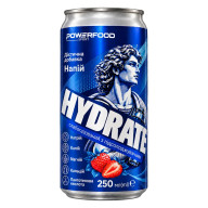 Напій POWERFOOD SPORT Hydrate слабогазований з підсолоджувачами 250 мл