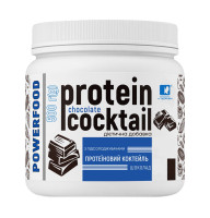 Протеиновый коктейль POWERFOOD шоколад банка 500 г