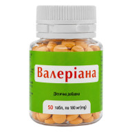 Валеріана заспокійливий засіб 50 таблеток