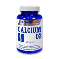 Кальцій + Вітамін D3 POWERFUL 60 капсул