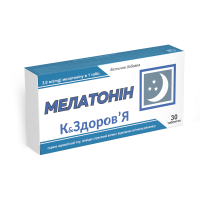 Мелатонін К&ЗДОРОВ'Я 30 таблеток