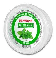 Зубной порошок Dentium мятный 70 г