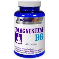 Магній + Вітамін B6 POWERFUL 60 капсул