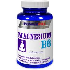 Магній + Вітамін B6 POWERFUL 60 капсул