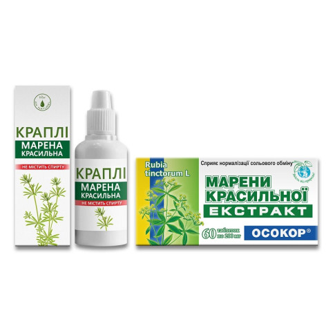 Польза марены красильной и БАД на ее основе