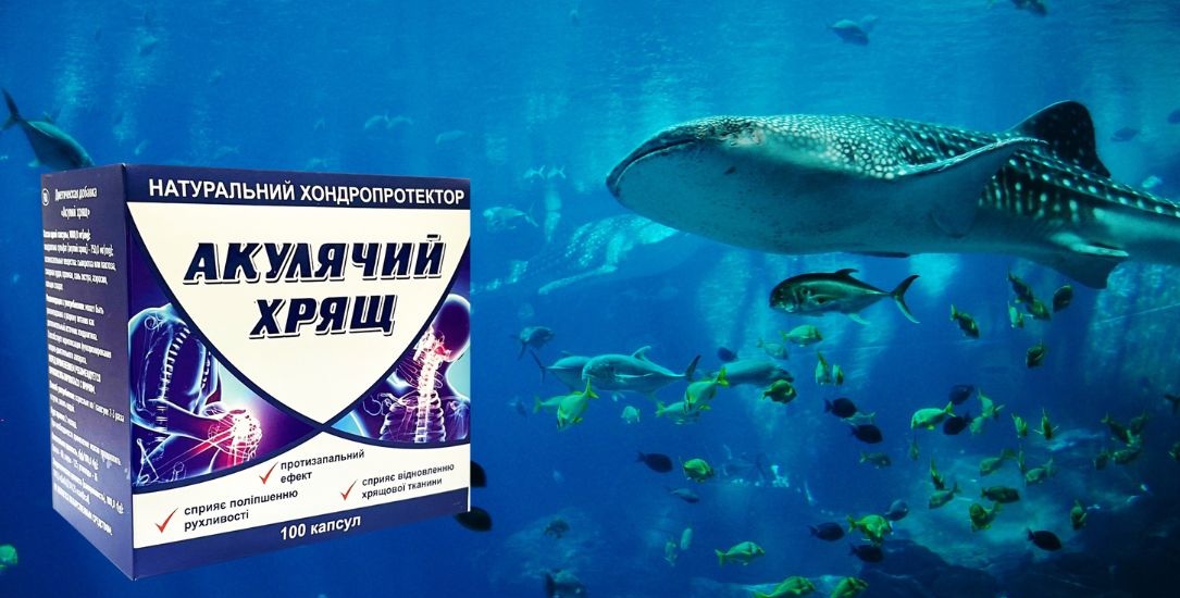 Дієтична добавка Акулячий хрящ «Красота та Здоров’я»